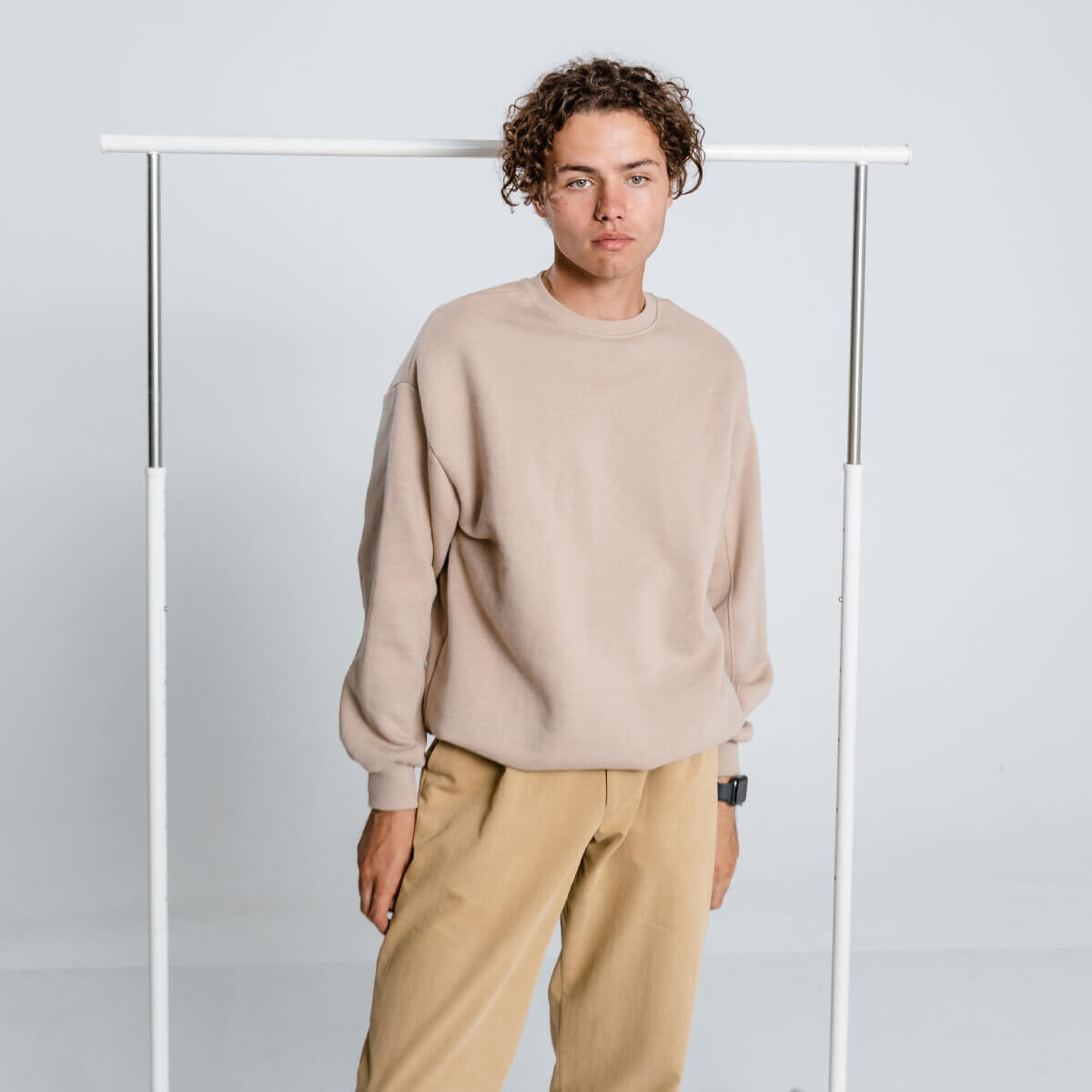 Brown oversized sweatshirt