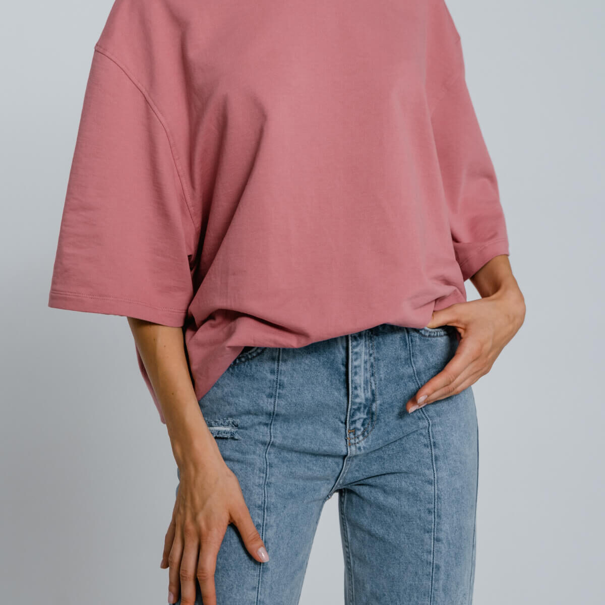 High rise jeans