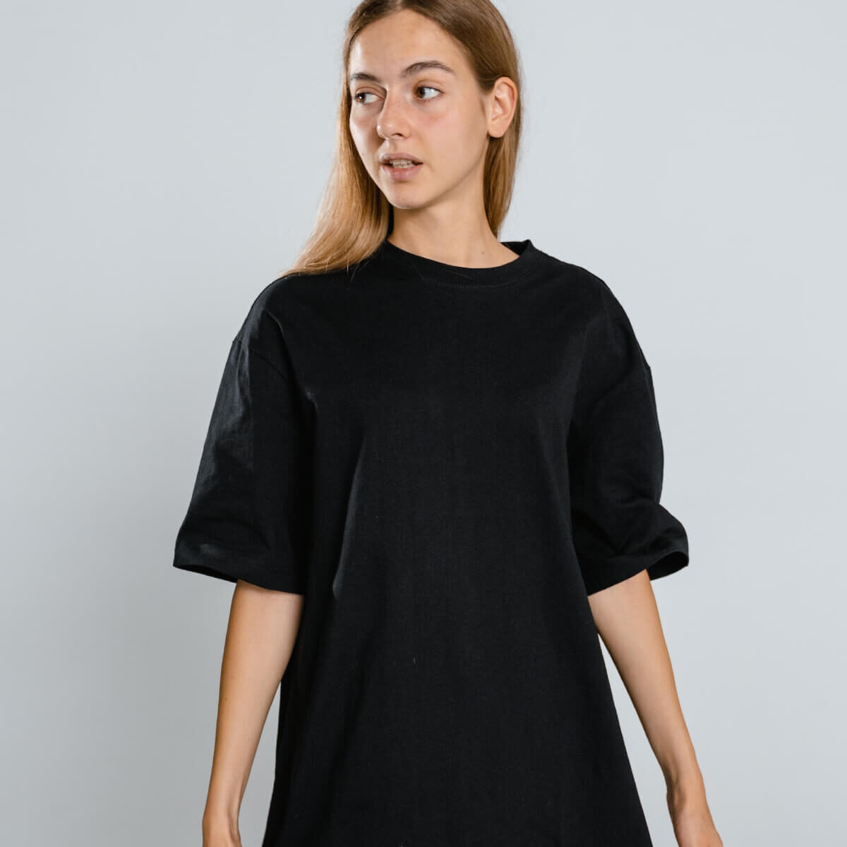 Black oversized t-shirt