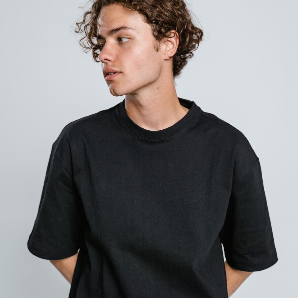 Black oversized t-shirt